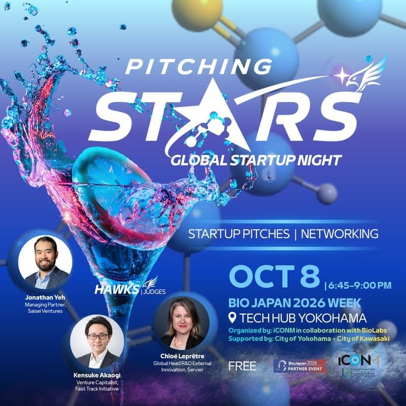 Pitching Stars - Global Startup Night | BIO JAPAN 2026 WEEK