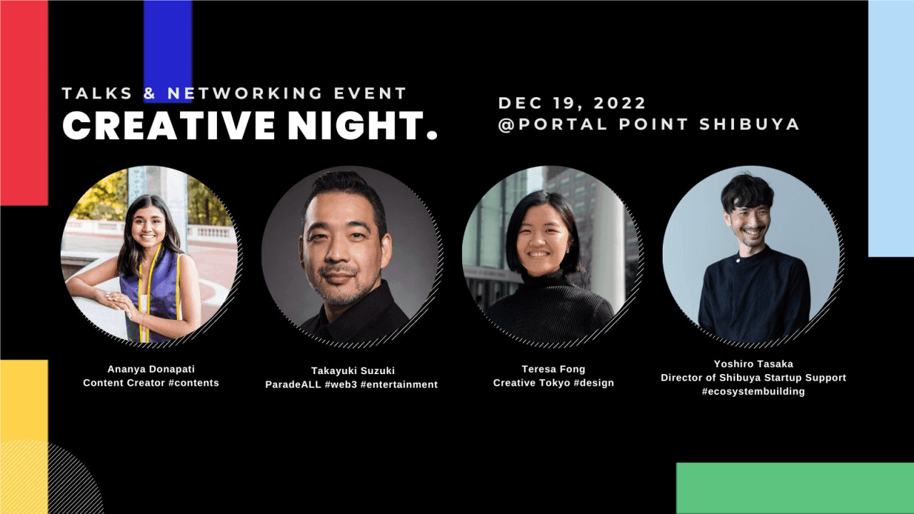 Creative Night: Talks + Networking Event