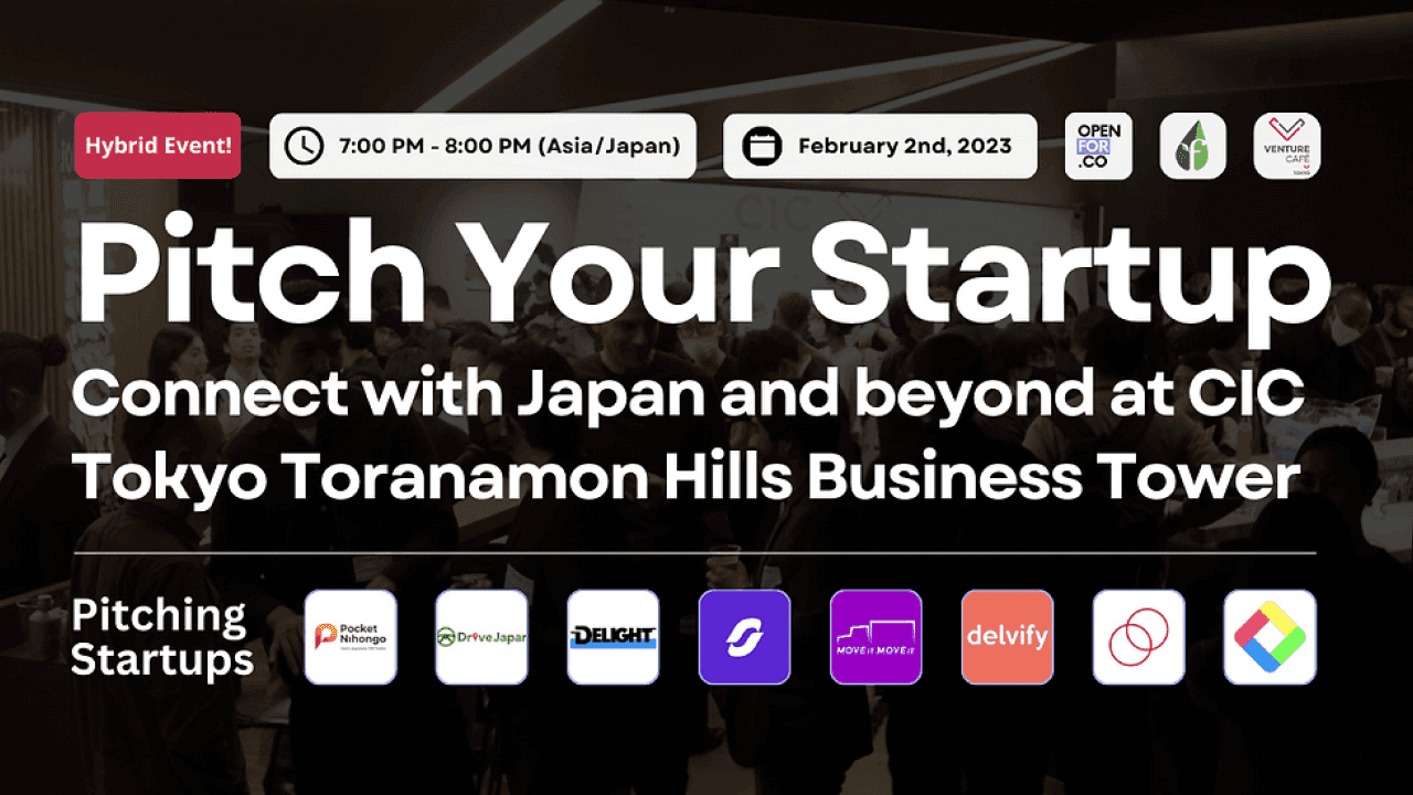 Pitch Your Startup and Connect with Strategic Partners in Japan and Beyond!