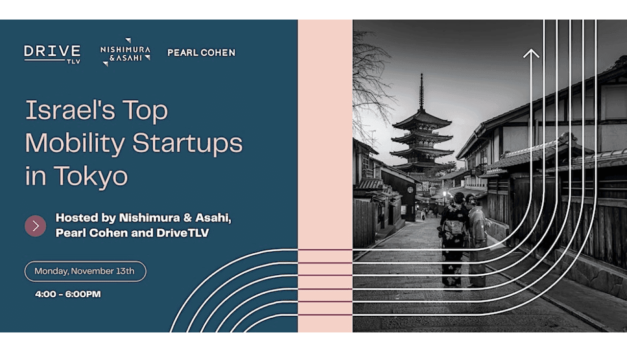 Israel's Top Smart Mobility Startups in Tokyo
