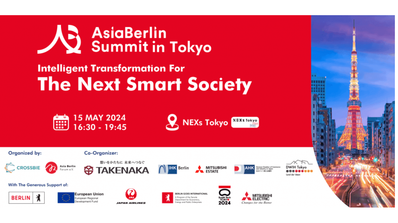 AsiaBerlin Summit in Tokyo "The Next Smart Society"