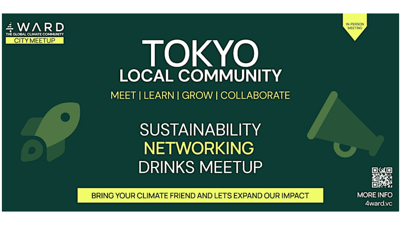 4WARD Global Climate & Sustainability Networking Tokyo