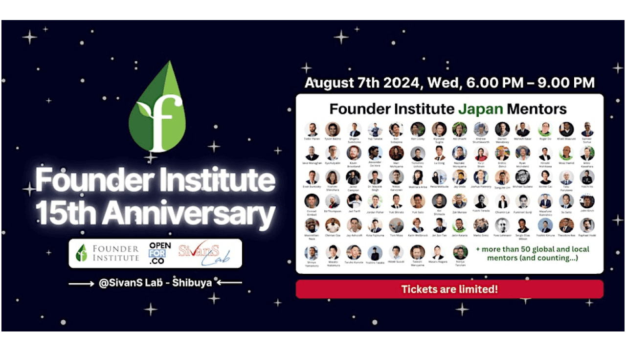 Founder Institute 15th Anniversary: Ecosystem Supporters Get Together